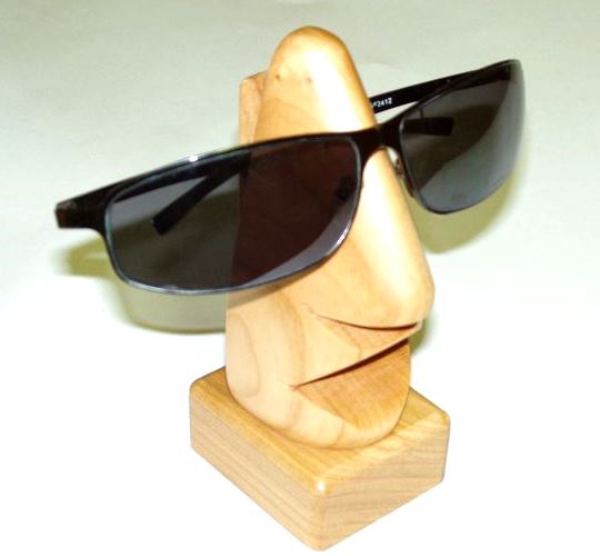 Haushalt – Geschenke aus Holz – Brillenständer – Brillenhalter – NASE – aus  Holz – Tschechisches Produkt